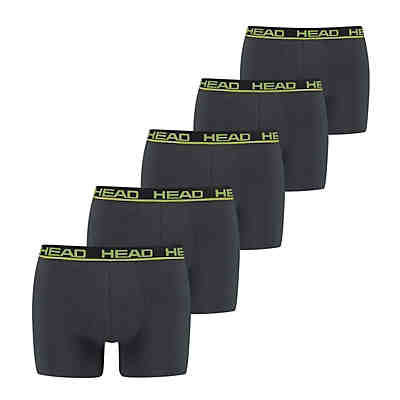 Herren Boxershorts, 5er Pack - Basic Boxer Trunks ECOM, Stretch Cotton Boxershorts