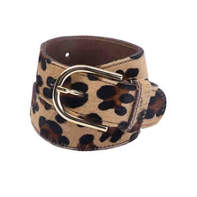 Leoparden Gürtel Damen | GOING WILD 02 - Animalprint-Gürtel mit Leoparden-Muster Gürtel