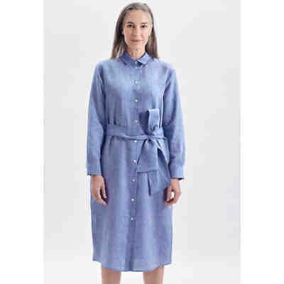 Kleid Langarm Garnfärber Blusenkleider