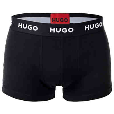 Herren Boxer Shorts, 3er Pack - Trunks Triplet Pack, Logo, Cotton Stretch Boxershorts 2