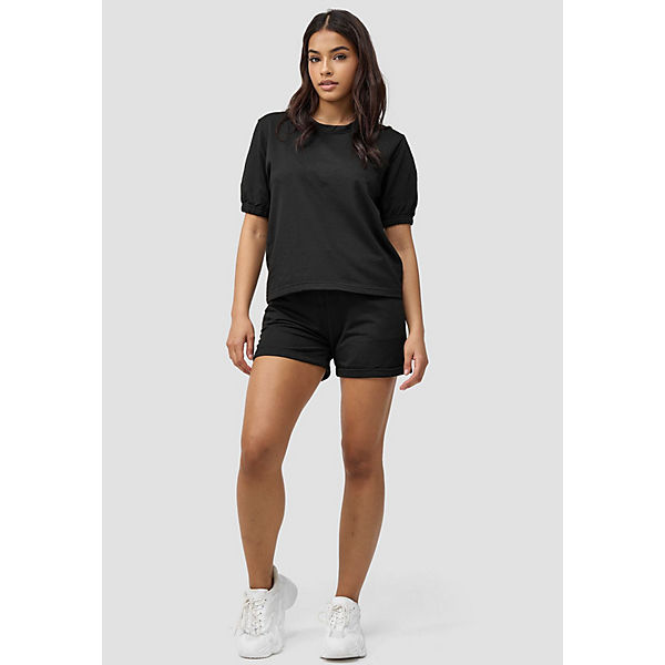 Kurzer Trainingsanzug Stretch Basic Shorts Jogginganzug Uni