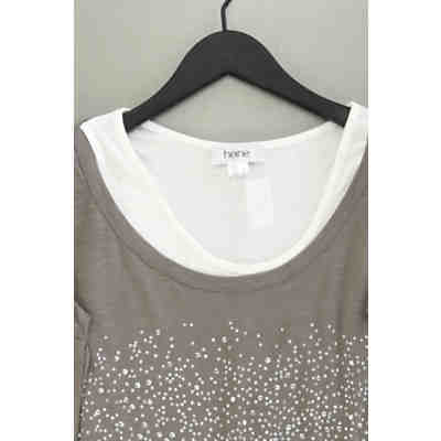 Second Hand - Longsleeve-Shirt Langarm braun aus Viskose Damen Gr. M 2