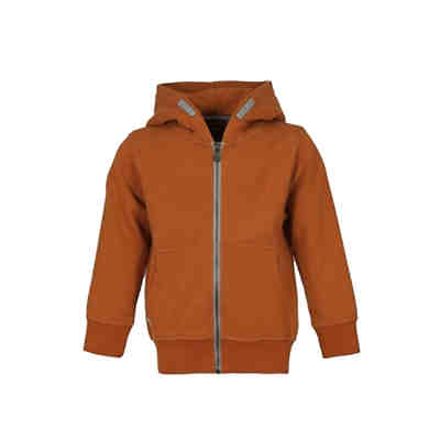 Zip Hooded Melange Sweatjacken