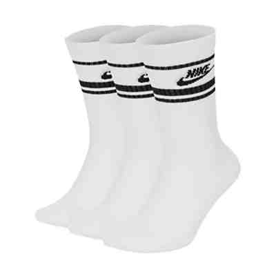 Unisex 3er Pack Sportsocken - Everyday Essential Stripe, einfarbig Sportsocken
