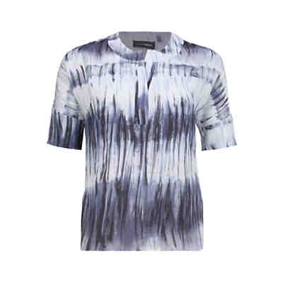 Bluse mit Allover-Muster Kurzarmblusen