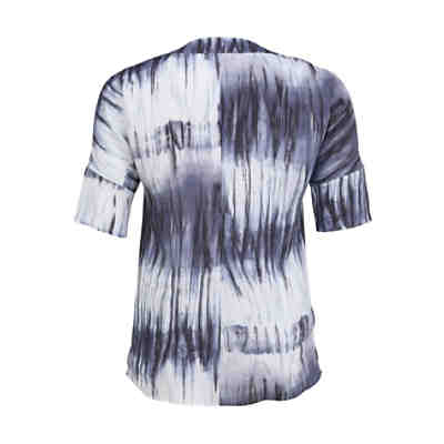 Bluse mit Allover-Muster Kurzarmblusen 2