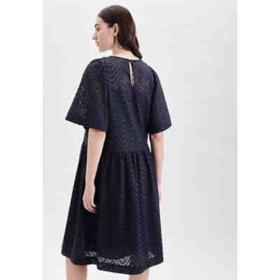 Kleid Kurzarm Stickerei Blusenkleider 2