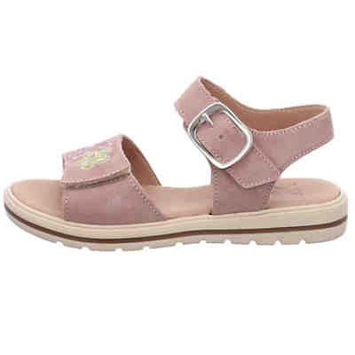 Mädchen Sandalen Schuhe Sandale Kinderschuhe Nubukleder geblümt Sandalen 2