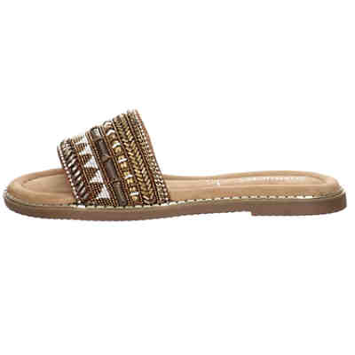Damen Pantoletten Sandalen Dalia Pantolette Kinderschuhe Synthetikkombination gemustert Pantoletten 2