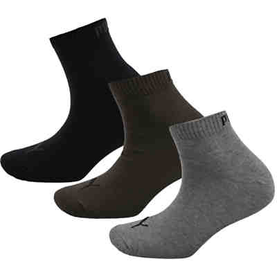 3er Pack Puma Unisex Quarter Plain 3p Sneakersocken