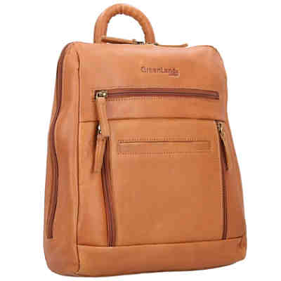 Nature City Rucksack RFID Leder 33 cm Freizeitrucksäcke 2