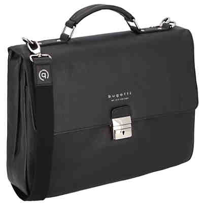 Valencia Aktentasche L Leder 2-Hauptfächer 40 cm Laptopfach Aktentaschen 2