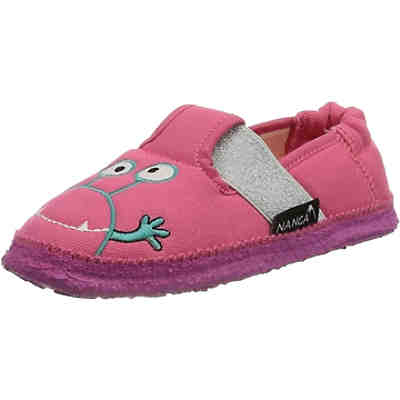 Mädchen Hausschuhe Schlupfschuhe Kinderhausschuhe Moonstar Monster Rosa für Kinder 2
