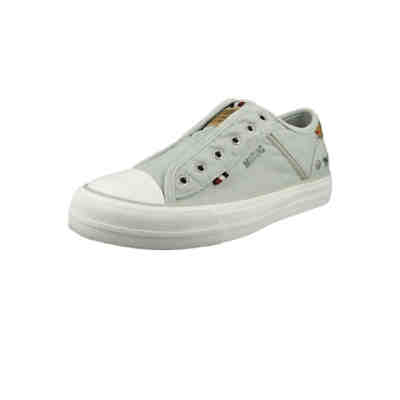 Damen Low Sneaker Slip On 1272401 Grau 932 silbergrau Textil Sneakers Low 2