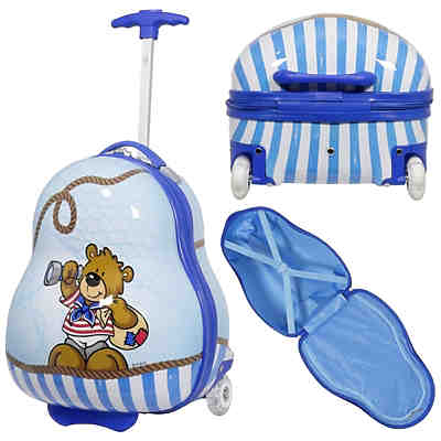 Kinder-Kofferset 2 tlg. Trolley-Set Teddy Junge Koffer1: 54x35x28cm, Koffer2: 41x29x24cm 2
