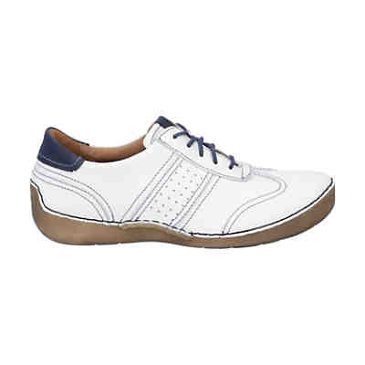 Damen-Halbschuh Fergey 85, weiss-blau Sportliche Halbschuhe 2