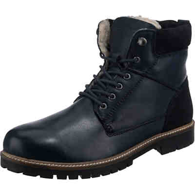 Klassische Warm Echtleder Boots Winterstiefeletten