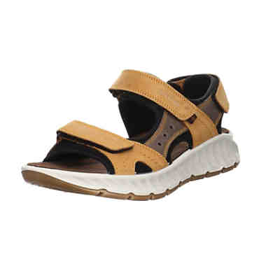 Herren Sandalen Elias Sandale Fußbett Bequem Freizeit Veloursleder uni Klassische Sandalen
