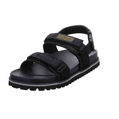 Herren Trekkingsandalen Taiga Sport Sandale Wandern Bequem Outdoor Leder-/Textilkombination uni Outdoorsandalen