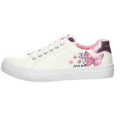 Mädchen Schnürhalbschuhe Sneaker Kinderschuhe Synthetikkombination gemustert Halbschuhe 2