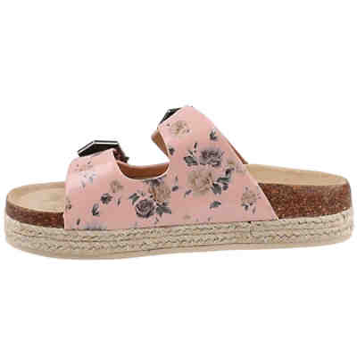 Plateau-Pantolette in floralem Design Pantoletten 2