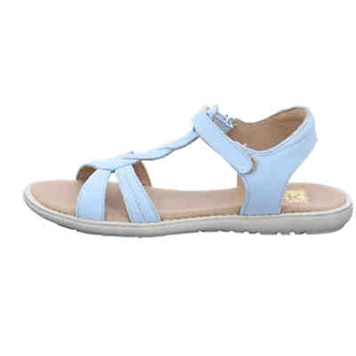 Mädchen Sandalen Schuhe Sandale Kinderschuhe Nubukleder uni Sandalen 2