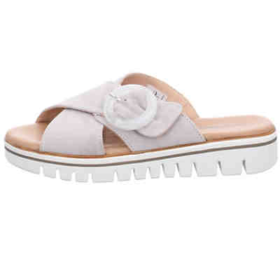 Damen Pantoletten Sandalen Sofila Pantolette Kinderschuhe Veloursleder uni Pantoletten 2