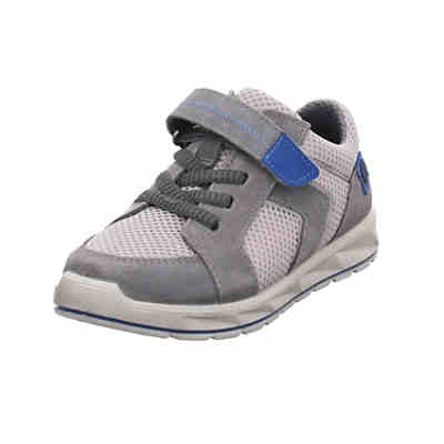 Jungen Sneaker Schuhe Luka Sneaker Kinderschuhe Leder-/Textilkombination gemustert Halbschuhe