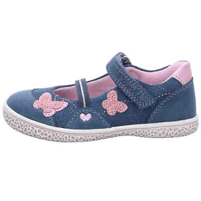 Mädchen Ballerinas Schuhe Taha Ballerina Kinderschuhe Veloursleder gemustert Ballerinas 2