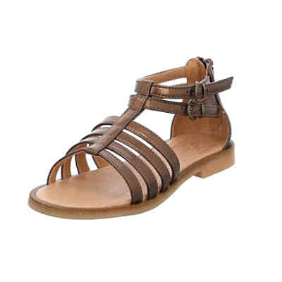 Mädchen Sandalen Schuhe Sandale Kinderschuhe Glattleder uni Sandalen