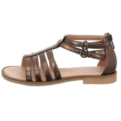 Mädchen Sandalen Schuhe Sandale Kinderschuhe Glattleder uni Sandalen 2