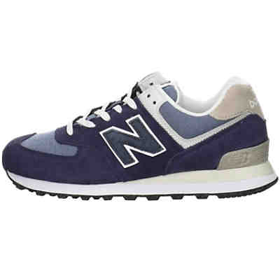 Herren Sneaker Schuhe 574 Sneaker Sport Halbschuhe Leder-/Textilkombination uni Sneakers Low 2