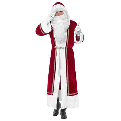 Umhang Nikolaus rot-gold
