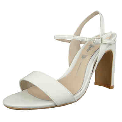 Damen Sandalen Carla 1291316 Weiß White Leder Klassische Sandalen
