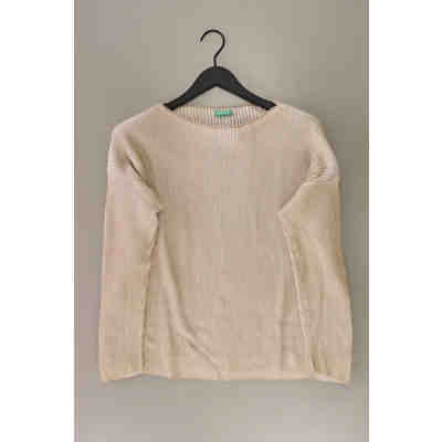 Second Hand - Grobstrickpullover braun aus Baumwolle Damen Gr. XS