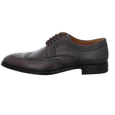 Herren Businessschuhe Schnüschuh Schnürhalbschuhe Büro Elegant Glattleder uni Business-Schnürschuhe 2