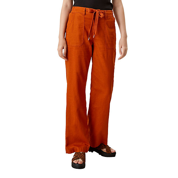 Regular: Hose aus Leinenmix Stoffhosen