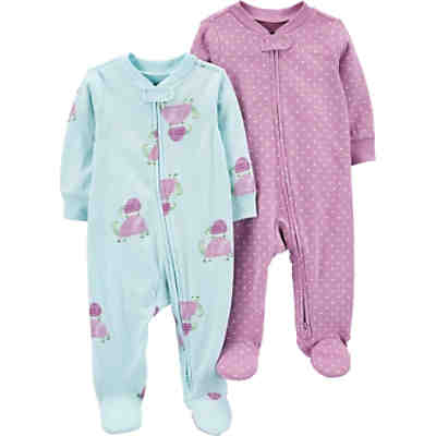 Baby Schlafanzug Doppelpack für Mädchen