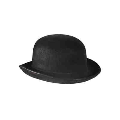 Flache Melone schwarz
