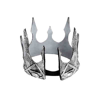 Fantasy Herrscherkrone silber Kostümzubehör für Kinder 2