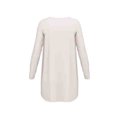Damen Nachthemd - Sleepshirt, Rundhals, Baumwolle, Logo, langarm, einfarbig Nachthemden 2
