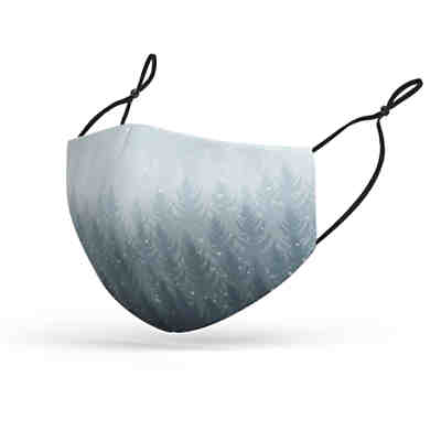 Stoffmaske Winterwald Masken 2