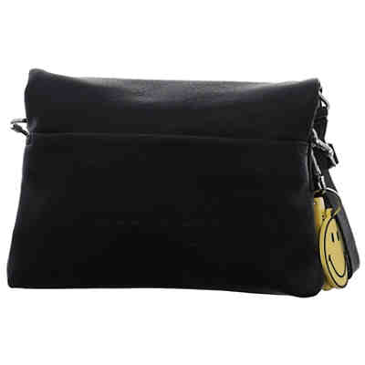 Damen Tasche Rucksack Shopper Umhängetasche Schultertasche Smile Dortmund Umghängetasche Synthetik bedruckt Umhängetaschen