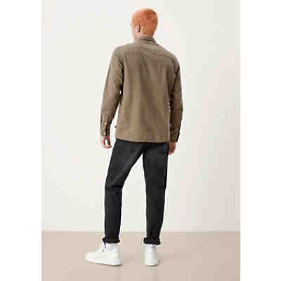 Regular: Hemd mit Garment Dye Langarmhemden 2