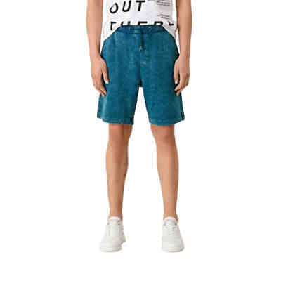 Regular: Sweatpants mit Garment Dye Shorts