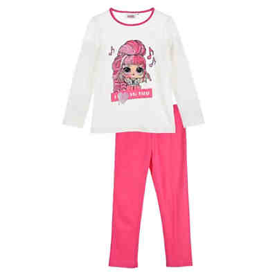 L.O.L. Surprise! Schlafanzug Pyjama Langarm Shirt + Schlaf-Hose