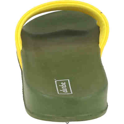 -Hamburg - Unisex Buddellette Moin Badelatschen Schlappen Freesia/Olive Clogs 2