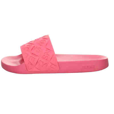 Damen Badelatschen Sandalen Pool Slide Pantolette FlipFlops Strand Synthetik gemustert Badelatschen 2