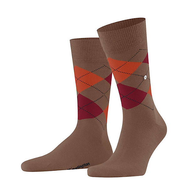 Herren Socken EDINBURGH - Rautenmuster, Argyle, Clip, One Size, 40-46 Socken