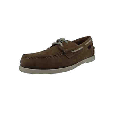 Herren Segel-/Bootsschuhe Halbschuhe Docksides Portland Nubuck 7000GA0 Grau 910 Brown Taupe Leder Schnürschuhe 2